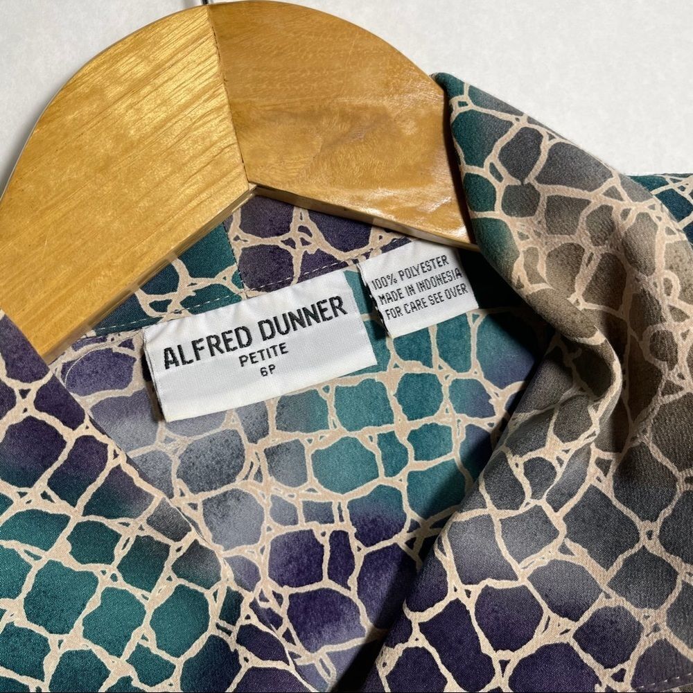 Alfred Dunner Pullover Button up Blouse - Picture 8 of 16